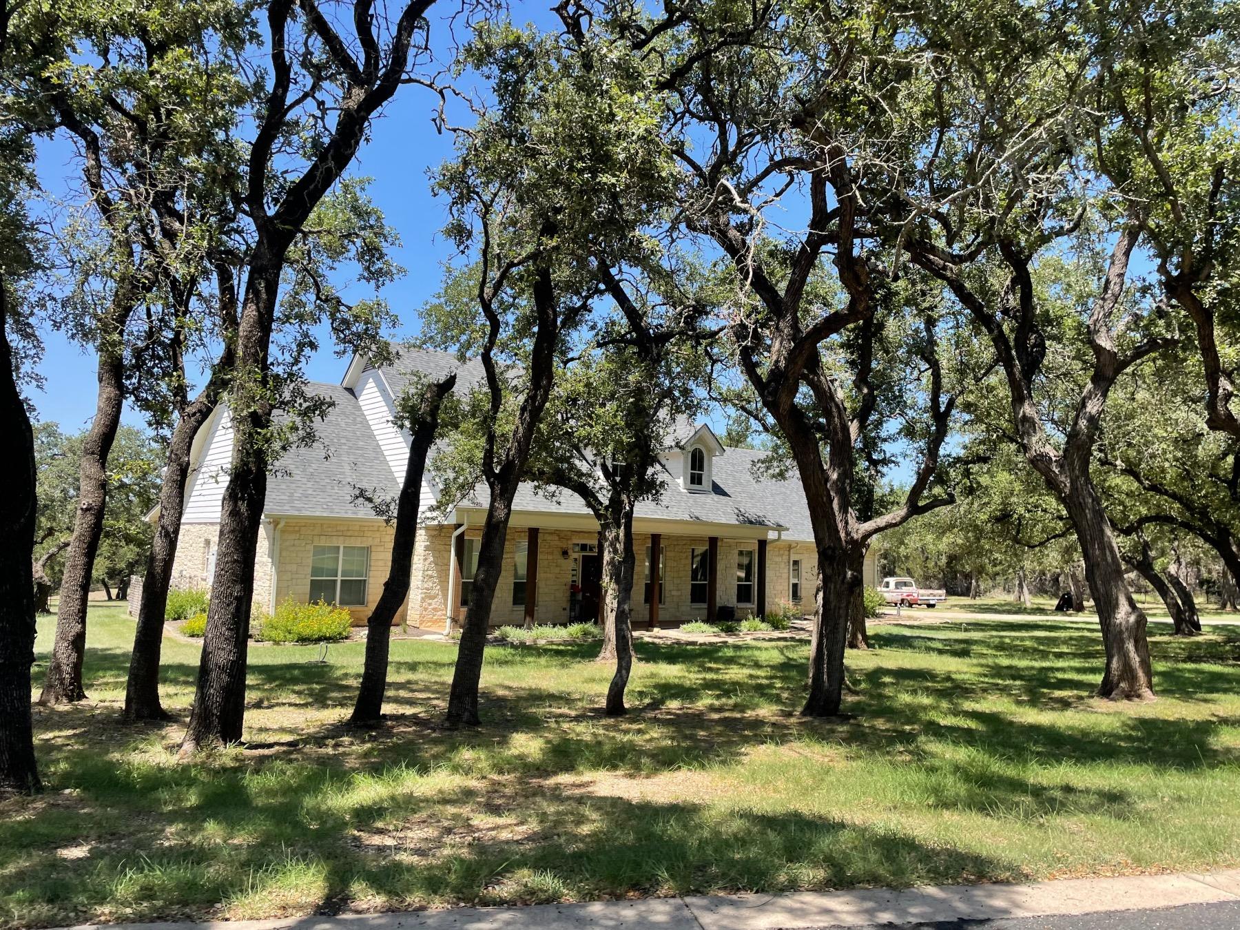 high river ranch liberty hill home with mature trees