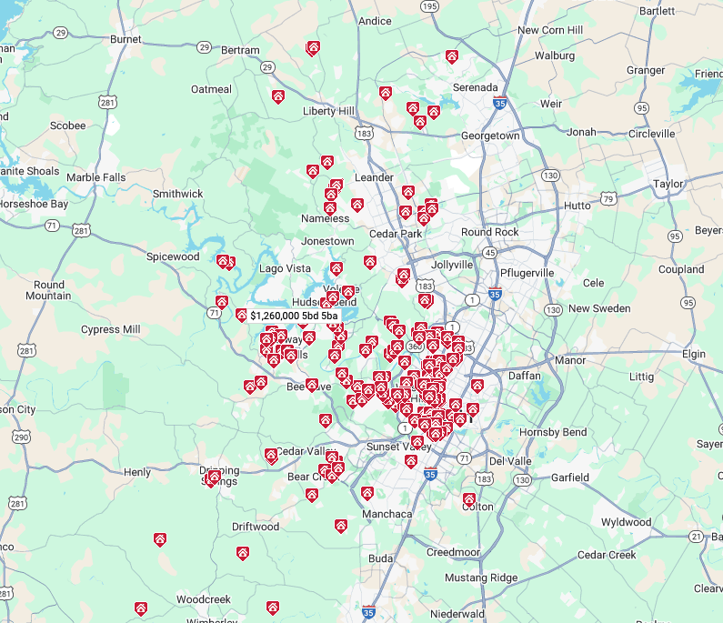 October 2024 Austin luxury home sales